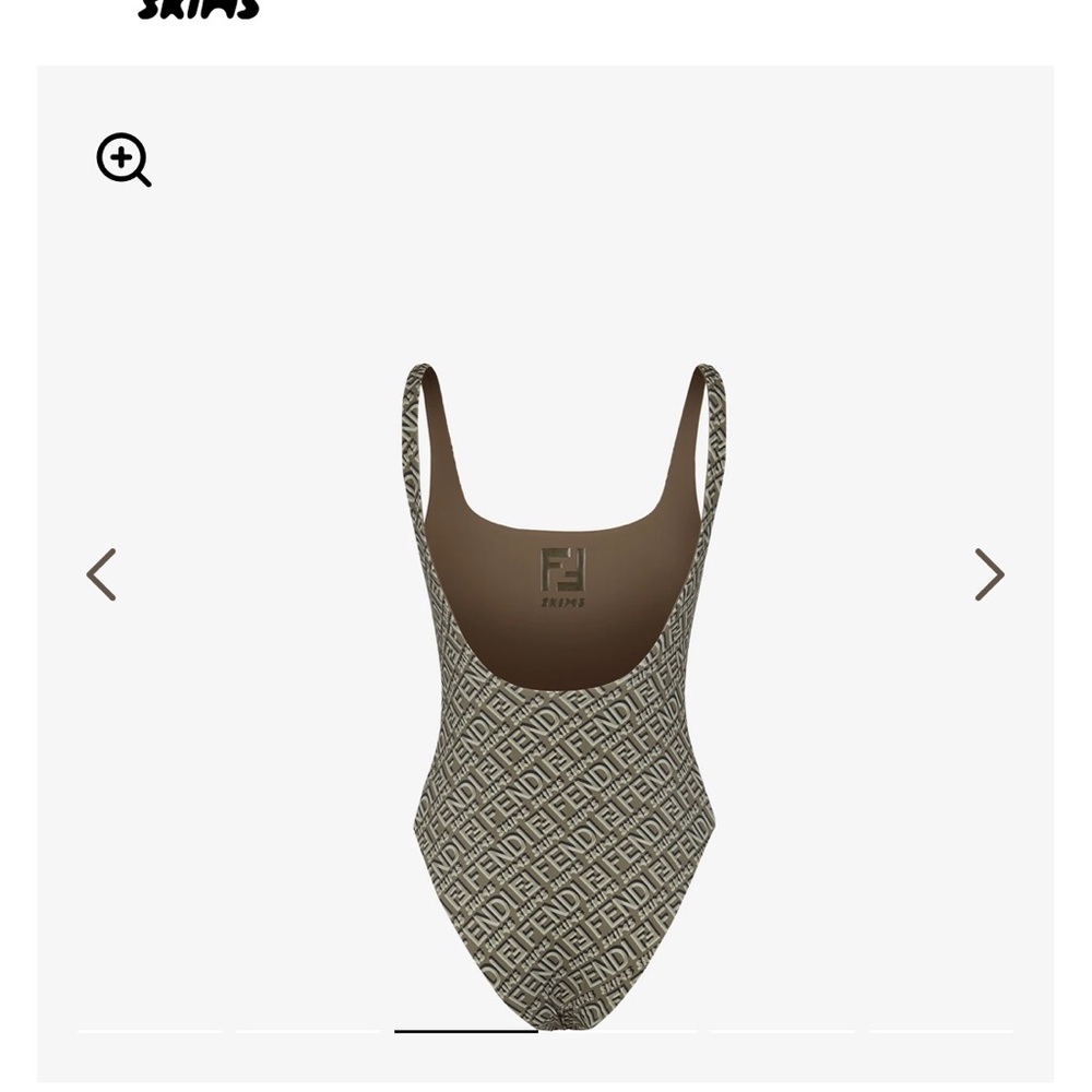Fendi Skims Reversible One Piece Swimsuit Bodysuit - Picture 4 of 9